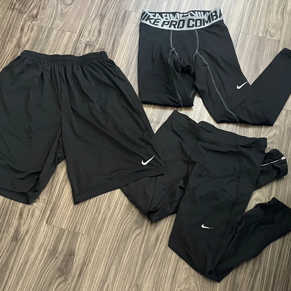 Nike Men’s Black Bottoms Bundle - Picture 1 of 15